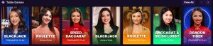 spinbet casino games
